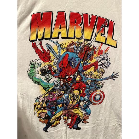 Disney Marvel Avengers Colorful Graphic Iconic Superheroes 3XL - Picture 2 of 3